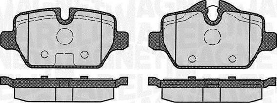 Magneti Marelli 363916060148 - Bremžu uzliku kompl., Disku bremzes ps1.lv