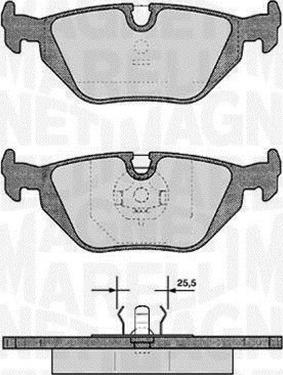 Magneti Marelli 363916060154 - Bremžu uzliku kompl., Disku bremzes ps1.lv