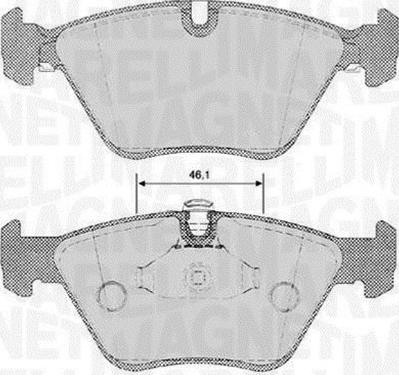 Magneti Marelli 363916060153 - Bremžu uzliku kompl., Disku bremzes ps1.lv