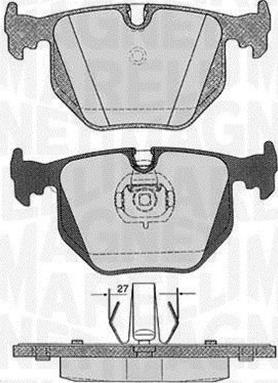 Magneti Marelli 363916060152 - Bremžu uzliku kompl., Disku bremzes ps1.lv