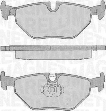 Magneti Marelli 363916060157 - Bremžu uzliku kompl., Disku bremzes ps1.lv