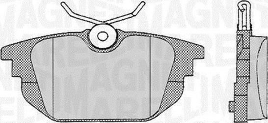 Magneti Marelli 363916060106 - Bremžu uzliku kompl., Disku bremzes ps1.lv