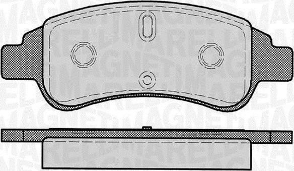 Magneti Marelli 363916060170 - Bremžu uzliku kompl., Disku bremzes ps1.lv