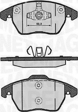 Magneti Marelli 363916060178 - Bremžu uzliku kompl., Disku bremzes ps1.lv