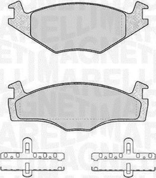 Magneti Marelli 363916060394 - Bremžu uzliku kompl., Disku bremzes ps1.lv