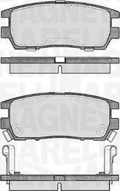 Magneti Marelli 363916060341 - Bremžu uzliku kompl., Disku bremzes ps1.lv