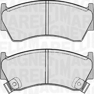 Magneti Marelli 363916060343 - Bremžu uzliku kompl., Disku bremzes ps1.lv