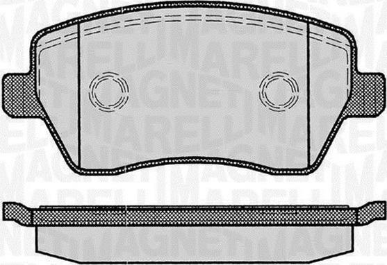 Magneti Marelli 363916060347 - Bremžu uzliku kompl., Disku bremzes ps1.lv