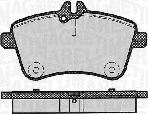 Magneti Marelli 363916060302 - Bremžu uzliku kompl., Disku bremzes ps1.lv