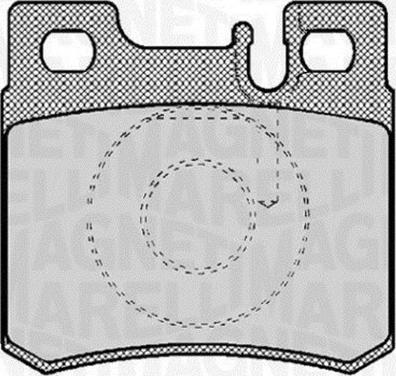 Magneti Marelli 363916060307 - Bremžu uzliku kompl., Disku bremzes ps1.lv