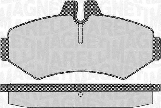 Magneti Marelli 363916060319 - Bremžu uzliku kompl., Disku bremzes ps1.lv