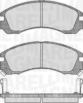 Magneti Marelli 363916060339 - Bremžu uzliku kompl., Disku bremzes ps1.lv