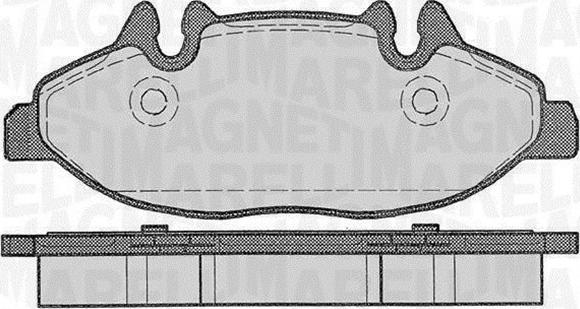 Magneti Marelli 363916060329 - Bremžu uzliku kompl., Disku bremzes ps1.lv