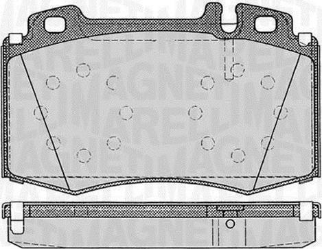 Magneti Marelli 363916060320 - Bremžu uzliku kompl., Disku bremzes ps1.lv