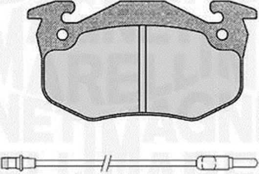 Magneti Marelli 363916060378 - Bremžu uzliku kompl., Disku bremzes ps1.lv