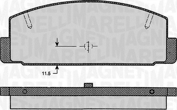 Magneti Marelli 363916060294 - Bremžu uzliku kompl., Disku bremzes ps1.lv