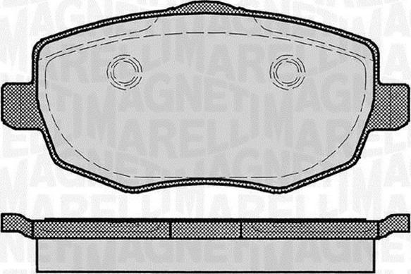 Magneti Marelli 363916060291 - Bremžu uzliku kompl., Disku bremzes ps1.lv