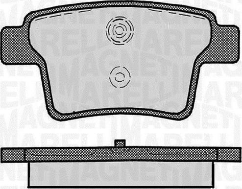 Magneti Marelli 363916060267 - Bremžu uzliku kompl., Disku bremzes ps1.lv