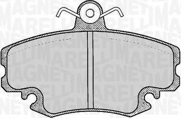 Magneti Marelli 363916060204 - Bremžu uzliku kompl., Disku bremzes ps1.lv