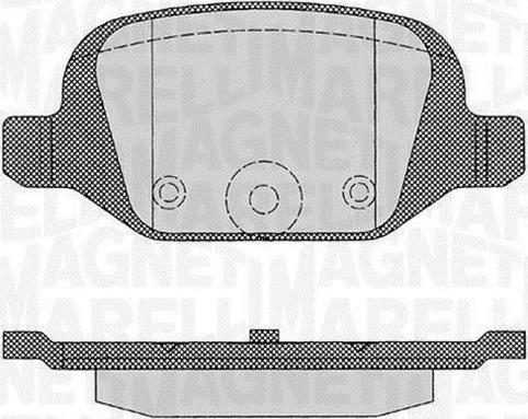 Magneti Marelli 363916060216 - Bremžu uzliku kompl., Disku bremzes ps1.lv