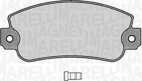 Magneti Marelli 363916060212 - Bremžu uzliku kompl., Disku bremzes ps1.lv
