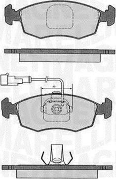 Magneti Marelli 363916060232 - Bremžu uzliku kompl., Disku bremzes ps1.lv