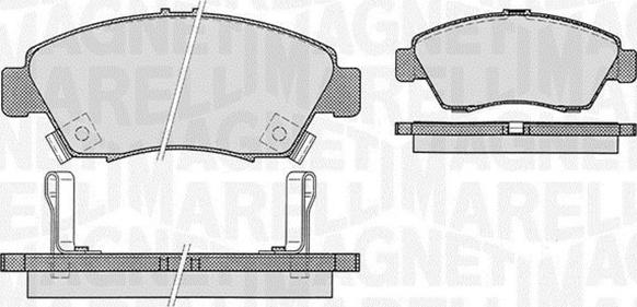 Magneti Marelli 363916060275 - Bremžu uzliku kompl., Disku bremzes ps1.lv