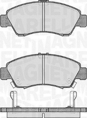 Magneti Marelli 363916060276 - Bremžu uzliku kompl., Disku bremzes ps1.lv