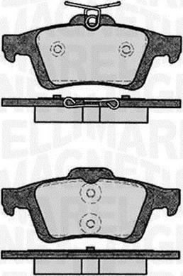 Magneti Marelli 363916060796 - Bremžu uzliku kompl., Disku bremzes ps1.lv