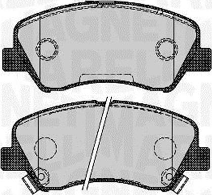 Magneti Marelli 363916060766 - Bremžu uzliku kompl., Disku bremzes ps1.lv