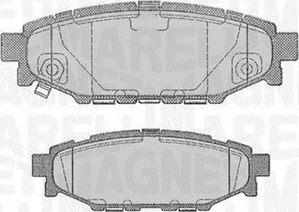 Magneti Marelli 363916060700 - Bremžu uzliku kompl., Disku bremzes ps1.lv