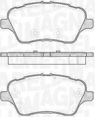 Magneti Marelli 363916060712 - Bremžu uzliku kompl., Disku bremzes ps1.lv