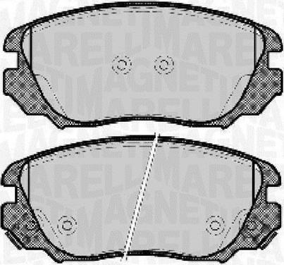 Magneti Marelli 363916060723 - Bremžu uzliku kompl., Disku bremzes ps1.lv