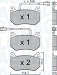 Magneti Marelli 363916061196 - Bremžu uzliku kompl., Disku bremzes ps1.lv