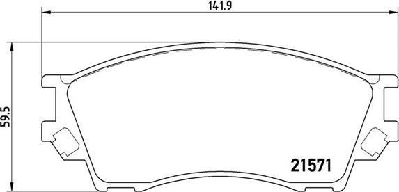 Magneti Marelli 363700449019 - Bremžu uzliku kompl., Disku bremzes ps1.lv