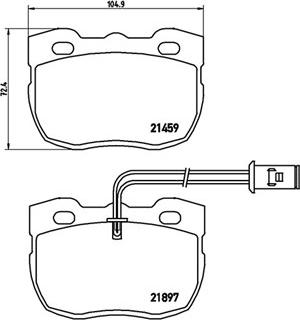 Valeo 302490 - Bremžu uzliku kompl., Disku bremzes ps1.lv