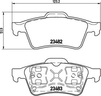 Magneti Marelli 363700459044 - Bremžu uzliku kompl., Disku bremzes ps1.lv