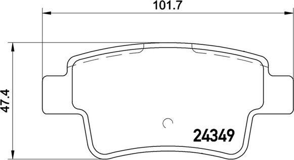 Magneti Marelli 363700459057 - Bremžu uzliku kompl., Disku bremzes ps1.lv