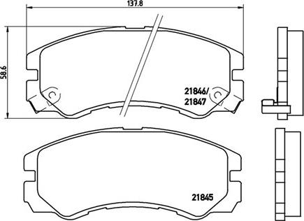 Magneti Marelli 363700459020 - Bremžu uzliku kompl., Disku bremzes ps1.lv