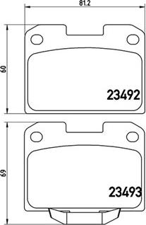 Magneti Marelli 363700454048 - Bremžu uzliku kompl., Disku bremzes ps1.lv