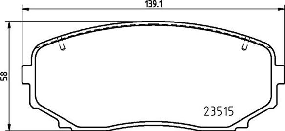 Magneti Marelli 363700454060 - Bremžu uzliku kompl., Disku bremzes ps1.lv