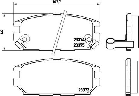 Magneti Marelli 363700454025 - Bremžu uzliku kompl., Disku bremzes ps1.lv