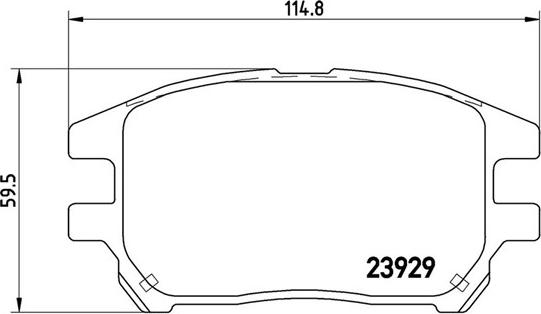 Magneti Marelli 363700456050 - Bremžu uzliku kompl., Disku bremzes ps1.lv