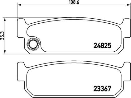 Magneti Marelli 363700456067 - Bremžu uzliku kompl., Disku bremzes ps1.lv