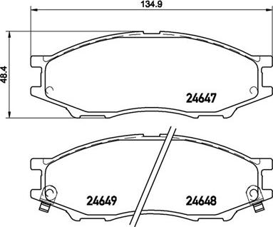 Magneti Marelli 363700456083 - Bremžu uzliku kompl., Disku bremzes ps1.lv