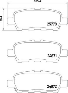 Magneti Marelli 363700456087 - Bremžu uzliku kompl., Disku bremzes ps1.lv