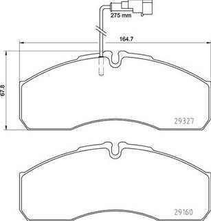 Magneti Marelli 363700456123 - Bremžu uzliku kompl., Disku bremzes ps1.lv