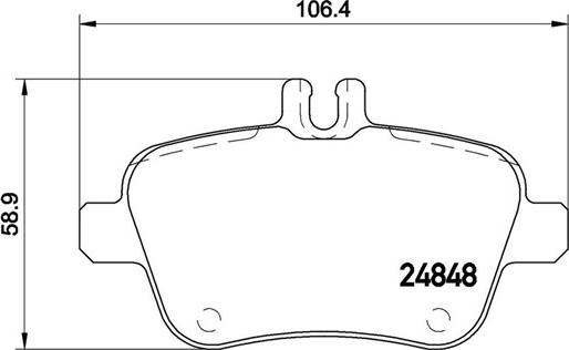 Magneti Marelli 363700450091 - Bremžu uzliku kompl., Disku bremzes ps1.lv