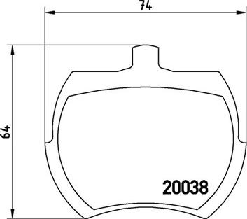 Magneti Marelli 363700452002 - Bremžu uzliku kompl., Disku bremzes ps1.lv