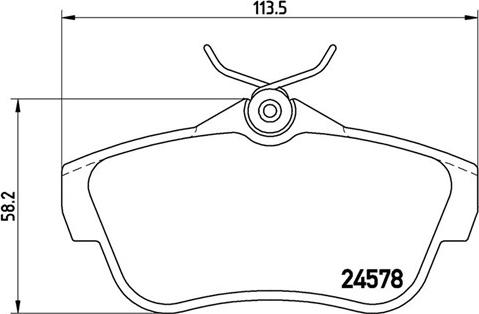 Magneti Marelli 363700461095 - Bremžu uzliku kompl., Disku bremzes ps1.lv